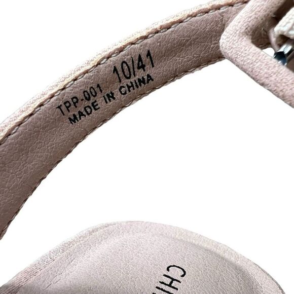 NEW Chinese Laundry Women’s Theresa Platform Nude Sandal 10 - Picture 8 of 12